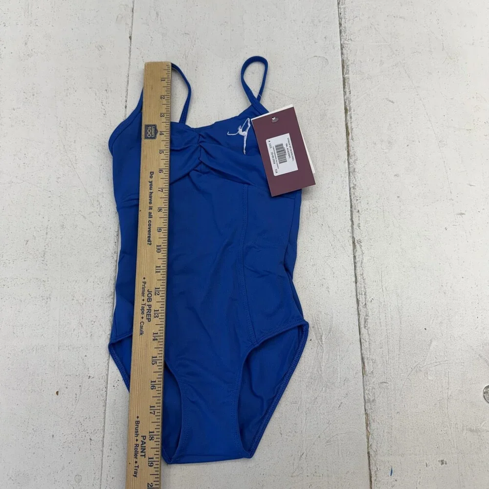 Ballet Rosa Leotard Girls 8 Blue One Piece Academy Grazia Tank Lined Ballet